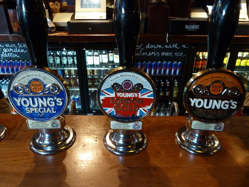 a selection of Young's beer